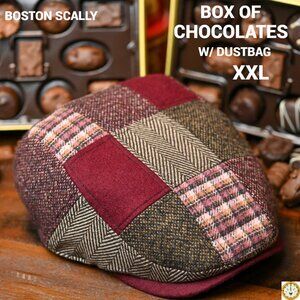 Boston Scally The BOX OF CHOCOLATES One Panel Patchwork Cap W/ Dustbag - XXL